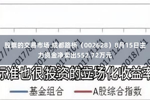 股票的交易市场 成都路桥（002628）8月15日主力资金净卖出552.72万元